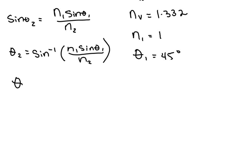 SOLVEDThe index of refraction for red light in a certain liquid is 1.