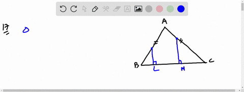 the cross section of a triangular pyramid parallel to the base