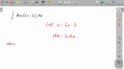use-the-method-of-substitution-to-find-each-of-the-following-indefinite-integrals-int-sin-6-x-7-d-x