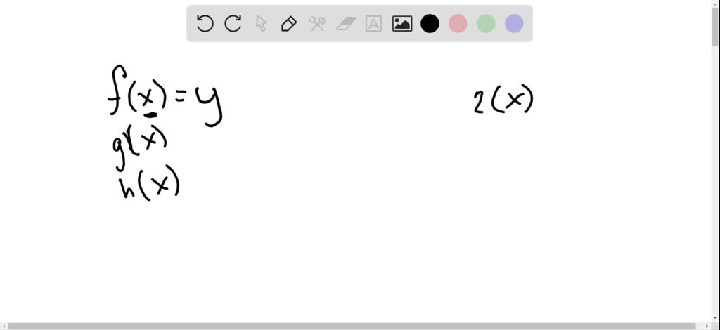 SOLVED:Explain the difference between f(x), where f represents a ...