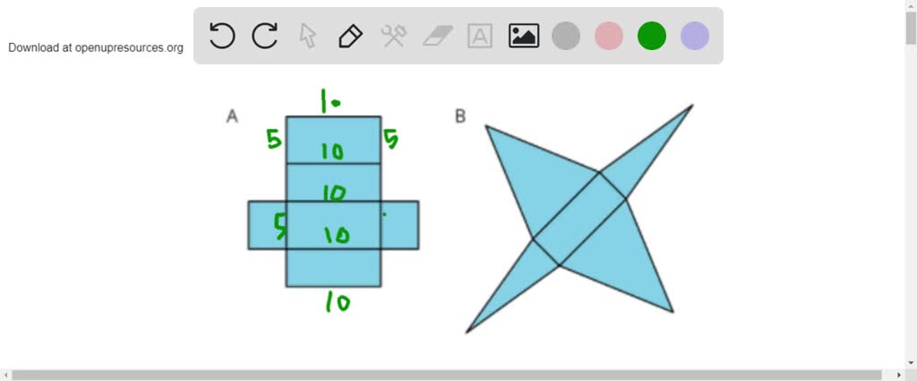 Here Are Two Polyhedra And Their Nets. Label All Edges In The Net With ...