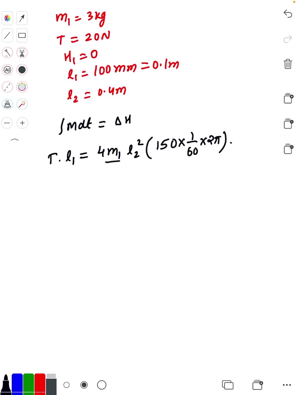 SOLVED:The assembly starts from rest and reaches an angular speed of ...