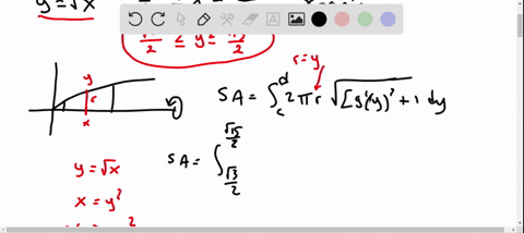 find-the-areas-of-the-surfaces-generated-by-revolving-the-curves-about-the-indicated-axes-if-you-h-2