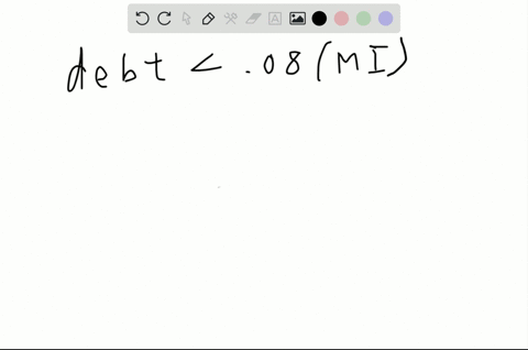 use-an-inequality-and-the-five-step-process-to-solve-each-problem-as-a-rule-of-thumb-debt-payments-o