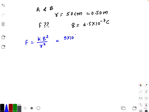 a-two-insulated-charged-copper-spheres-a-and-b-have-their-centres-separated-by-a-distance-of-50-math