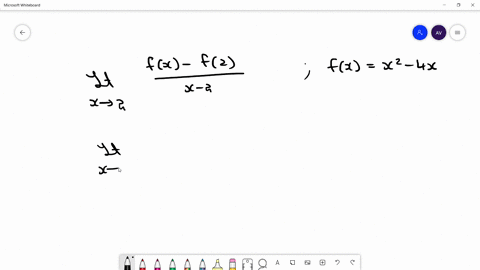 evaluate-operatornamelt_x-rightarrow-2-fracfx-f2x-2-where-fxx2-4-x-1-1-2-2-3-0-4-4
