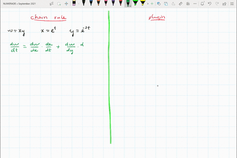 find-d-w-d-t-a-by-using-the-appropriate-chain-rule-and-b-by-converting-w-to-a-function-of-t-before-d
