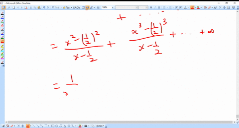 if-mathrmx1-then-the-sum-of-the-infinite-series-leftmathrmxfrac12rightleftmathrmx2mathrmx-frac12left
