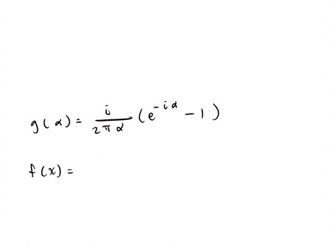find-the-exponential-fourier-transform-of-the-given-fx-and-write-fx-as-a-fourier-integral-that-is-3