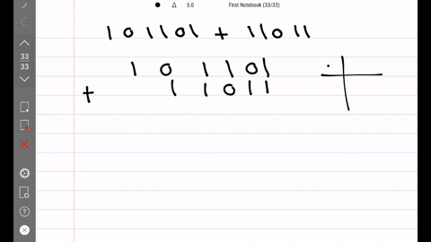 ⏩SOLVED:Rewrite the addition 7+5=12 in binary numbers. | Numerade