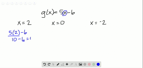 evaluate-the-function-when-x2-x0-and-x-2-gx5-x-6