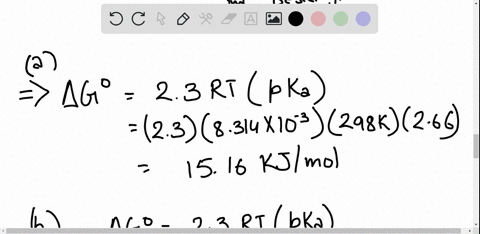 calculate-the-standard-free-energy-for-dissociation-of-a-fluoroacetic-acid-leftmathrmp-k_mathrma266r