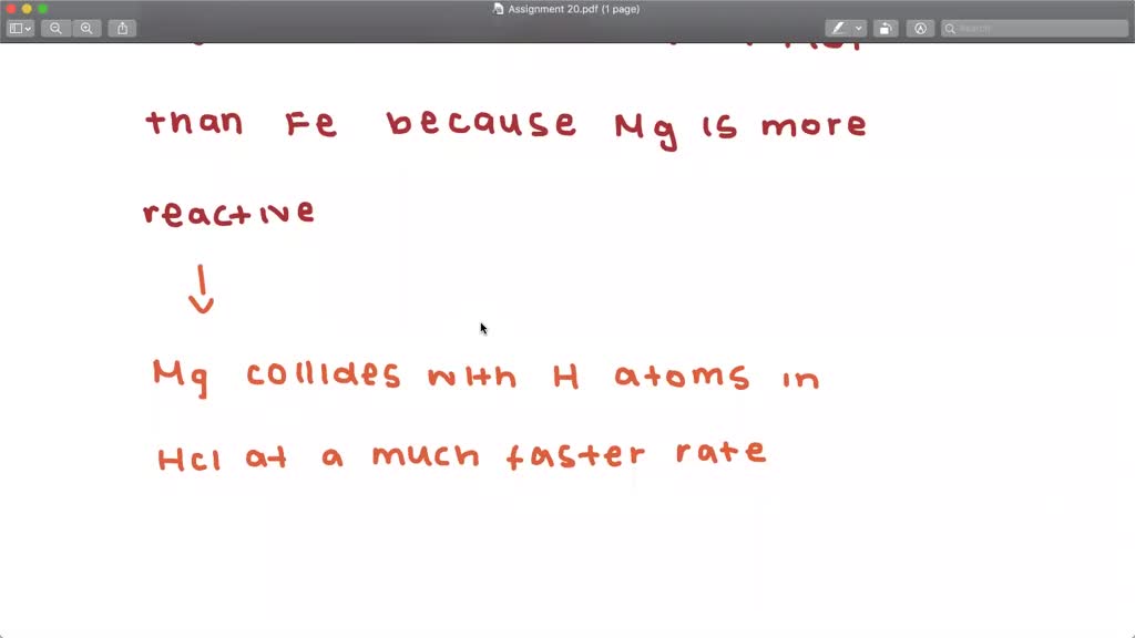 SOLVED Explain why magnesium metal reacts with hydrochloric acid (HCl