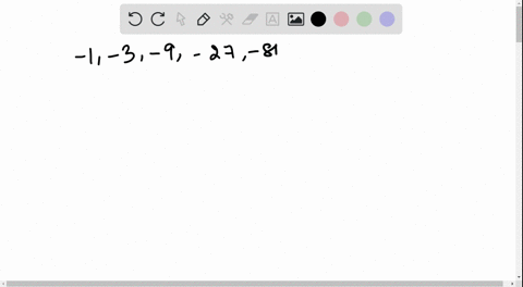 SOLVED:Determine whether each sequence is arithmetic or geometric. Then ...