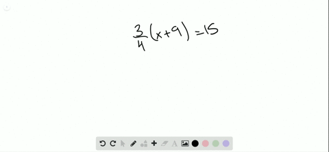 solve-the-equation-frac34x915