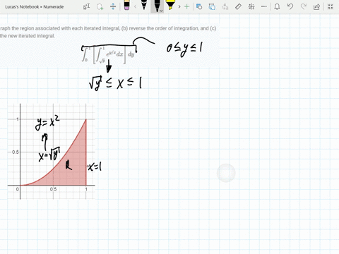 a-graph-the-region-associated-with-each-iterated-integral-b-reverse-the-order-of-integration-and-c-7