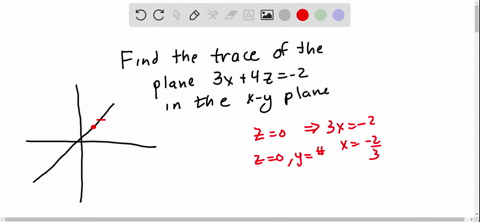 in-exercises-45-50-find-the-trace-of-the-plane-in-the-given-coordinate-plane-3-x4-z-2-quad-x-y