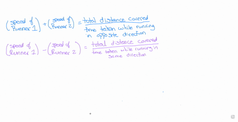 two-runners-begin-at-the-same-point-on-a-390-mathrmm-circular-track-and-run-at-different-speeds-if-t