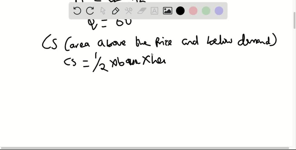 SOLVEDSuppose that the inverse demand function for a good is given by