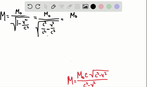 physics-relativistic-mass-the-mass-m-of-an-object-moving-at-a-velocity-v-is-given-by-mfracm_0sqrt1-f