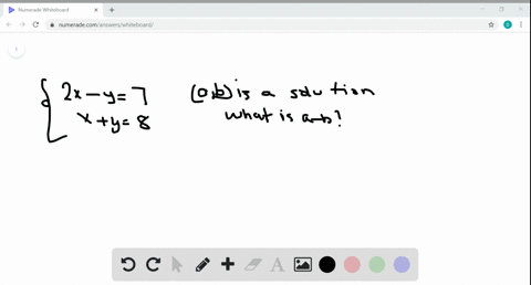 if-a-b-is-a-solution-of-the-system-of-equations-leftbeginarrayc2-x-y7-xy8endarrayright-then-the-diff