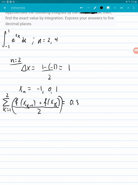 approximate-the-following-integrals-by-the-trapezoidal-rule-then-find-the-exact-value-by-integrati-4