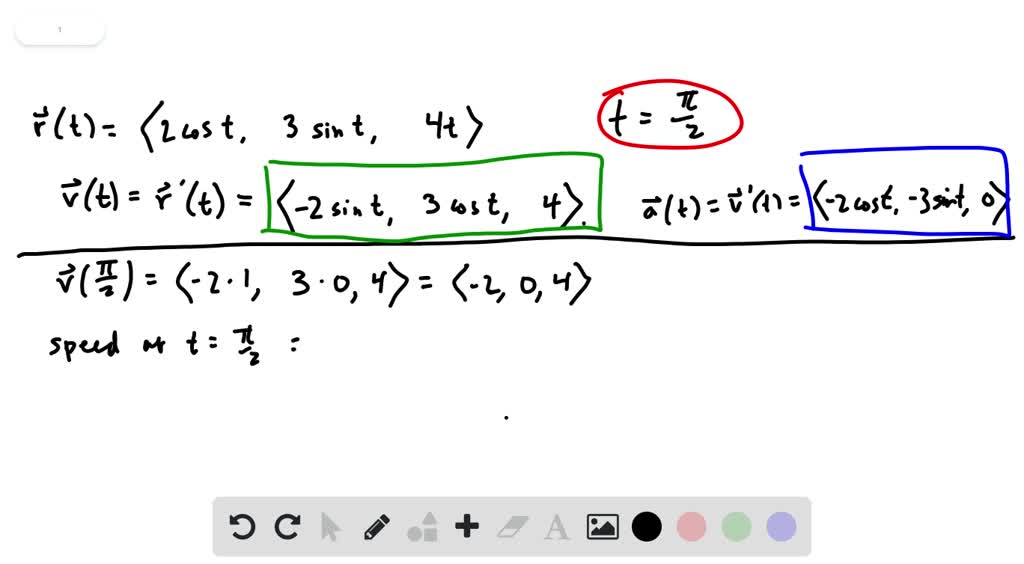⏩SOLVED:Is the position of a particle in space at time t Find the ...