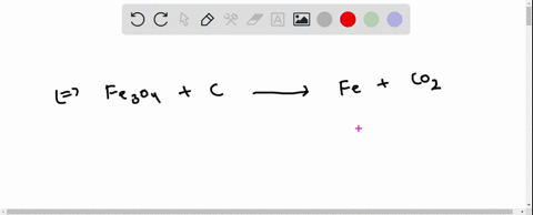 write-the-balanced-equation-for-the-reduction-of-magnetite-leftmathrmfe_3-mathrmo_4right-by-carbon-t