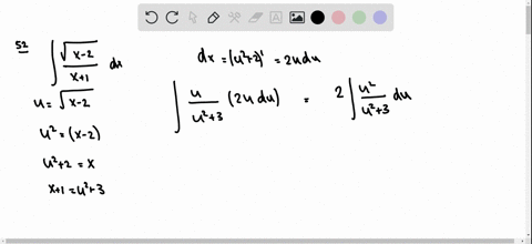 use-the-specified-substitution-to-find-or-evaluate-the-integral-int-fracsqrtx-2x1-d-x-usqrtx-2