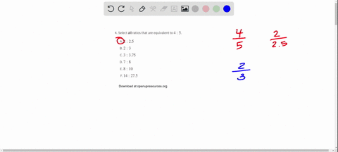select-all-ratios-that-are-equivalent-to-4-5-a-2-25-b-2-3-c-3-375-d-7-8-e-8-10-f-14-275