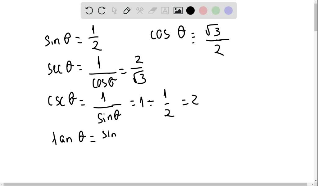 SOLVED:Use identities to find the exact value of the four remaining ...