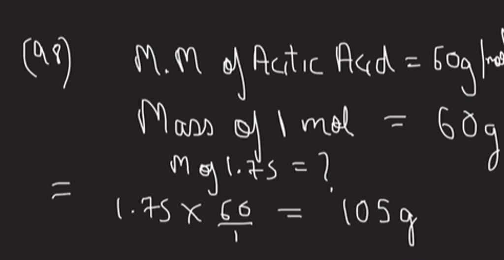 solved-the-heat-of-fusion-of-acetic-acid-the-principal-organic