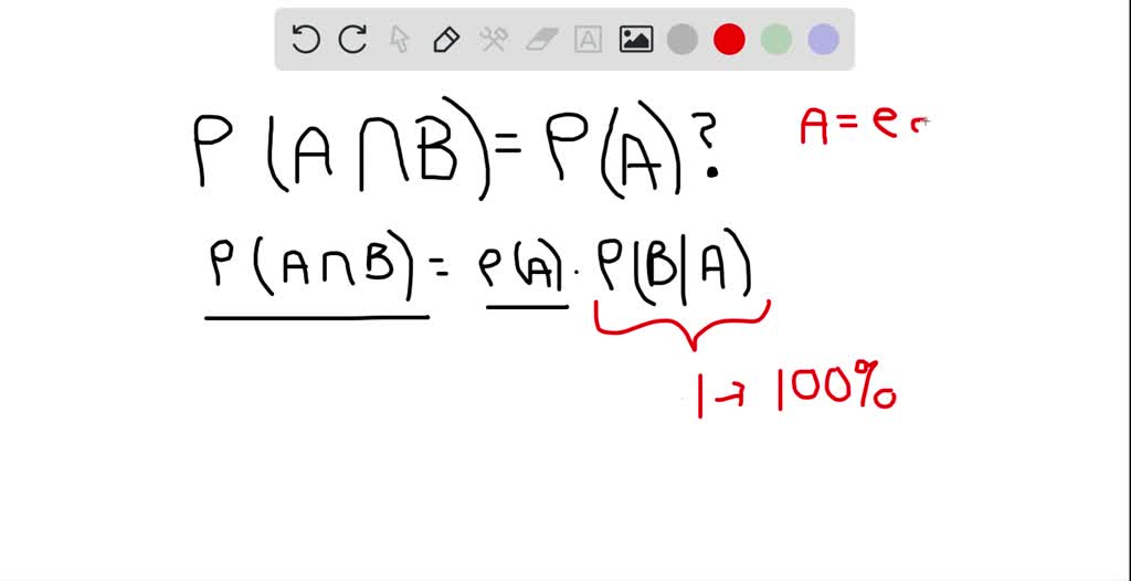 SOLVED:P(A ∩B) if A, B are mutually exclusive