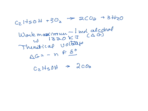 a-fuel-cell-designed-to-react-grain-alcohol-with-oxygen-has-the-following-net-reaction-mathrmc_2-m-5