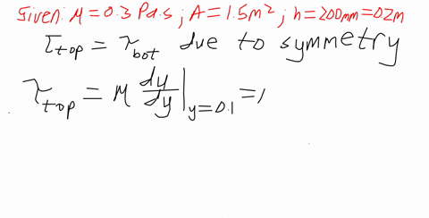 a-fluid-with-a-viscosity-of-0300-mathrmpas-flows-between-parallel-plates-as-illustrated-in-figure-12