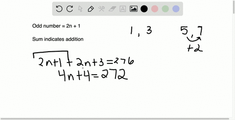 find the sum of 6 consecutive odd numbers