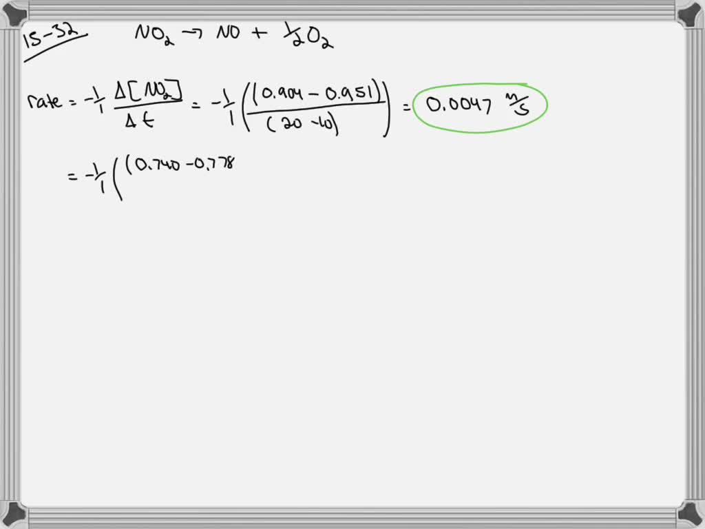 solved-the-following-reaction-was-studied-and-the-data-collected-and