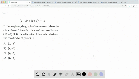 x-62y5216-in-the-x-y-plane-the-graph-of-the-equation-above-is-a-circle-point-p-is-on-the-circle-and-