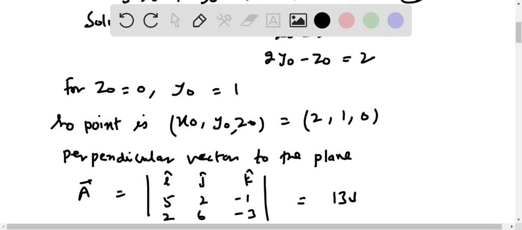 SOLVED:Two planes have non-parallel unit normals 𝐧̂ and m̂ and their ...