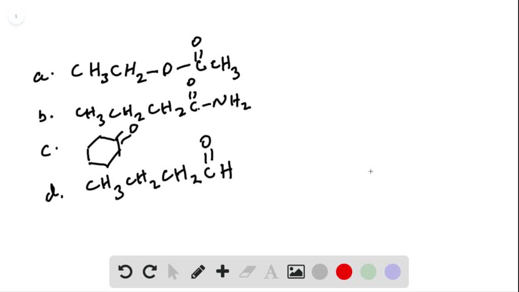 ⏩SOLVED:4. MAIN Idea Classify each of the carbonyl compounds as one ...