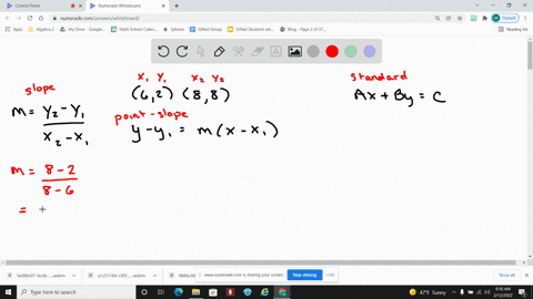 find-an-equation-of-the-line-passing-through-each-pair-of-points-write-the-equation-in-the-form-a-10