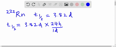 the-half-life-of-radon-222-a-radioactive-gas-found-in-some-basements-is-382-days-calculate-the-decay