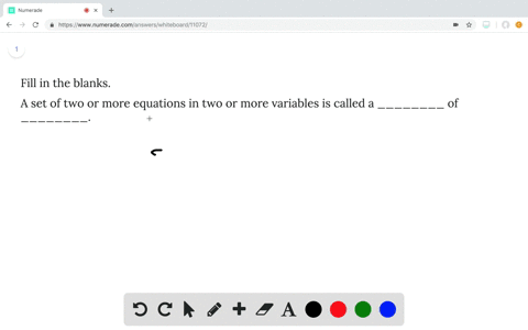 fill-in-the-blanks-a-set-of-two-or-more-equations-in-two-or-more-variables-is-called-a-________-of-_