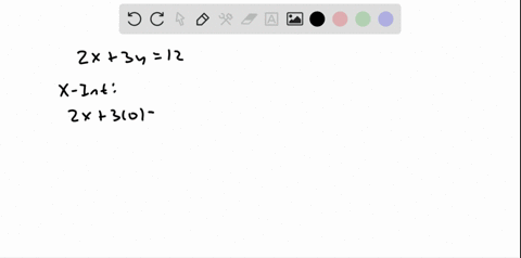 find-the-x-and-y-intercepts-of-the-equation-2-x3-y12
