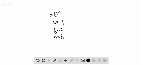 evaluate-the-expression-a-cdot-bn-1-for-the-given-values-of-a-b-and-n-a1-b2-n5