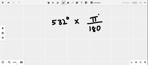 convert-the-angle-measure-from-degrees-to-radians-round-to-three-decimal-places-532circ
