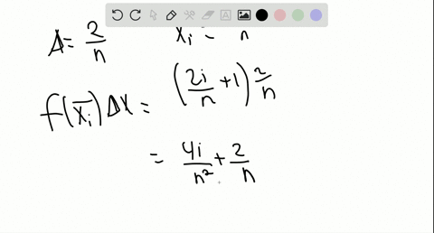 SOLVED:Evaluate the definite integrals using the definition, as in ...