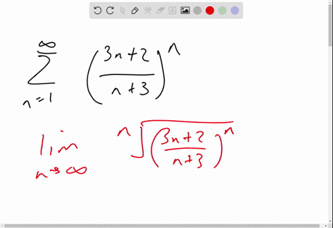 use-the-root-test-to-determine-the-convergence-or-divergence-of-the-series-sum_n1inftyleftfrac3-n2-2