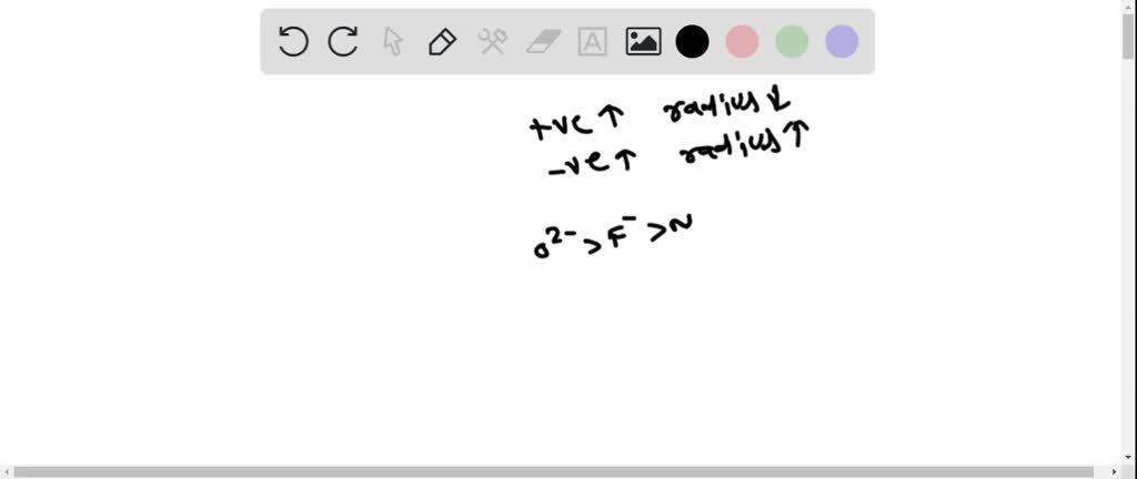 SOLVED:The correct sequence which shows decreasing order of the ionic