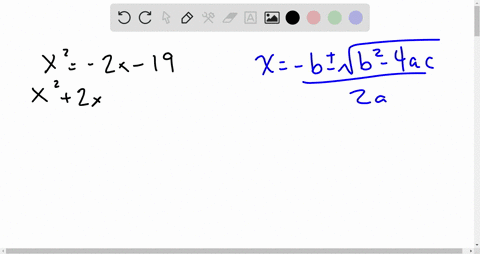 solve-the-quadratic-equations-given-simplify-each-result-x2-2-x-19